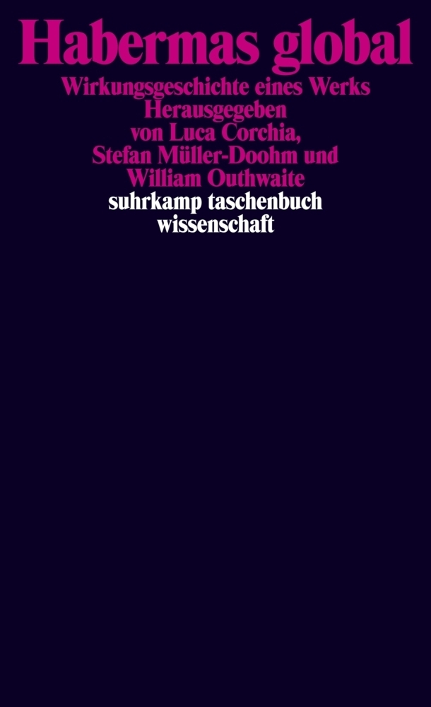 Cover: 9783518298794 | Habermas global | Wirkungsgeschichte eines Werks | Corchia (u. a.)