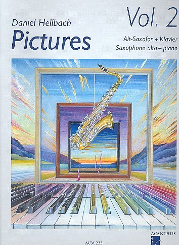 Cover: 9990051648256 | Pictures vol.2 (+CD) für Altsaxophon und Klavier | Daniel Hellbach