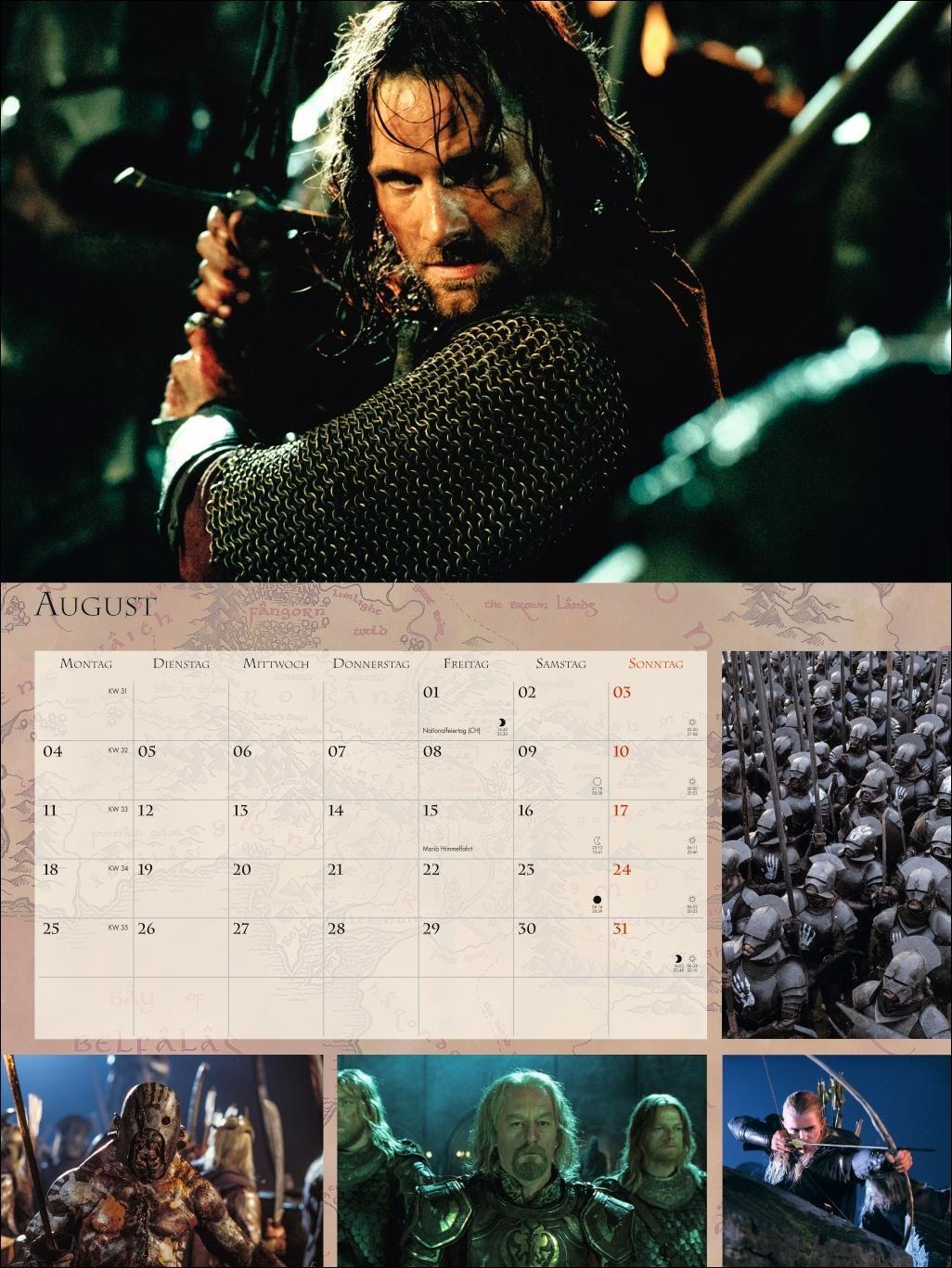 Bild: 9783756404988 | Der Herr der Ringe Broschur XL Kalender 2025 | Heye | Kalender | 28 S.