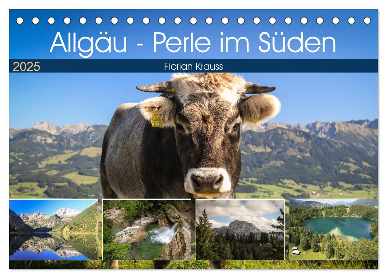 Cover: 9783435191529 | Allgäu - Perle im Süden (Tischkalender 2025 DIN A5 quer), CALVENDO...