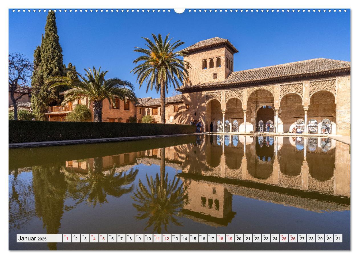 Bild: 9783383975639 | Andalusien - Granada (Wandkalender 2025 DIN A2 quer), CALVENDO...