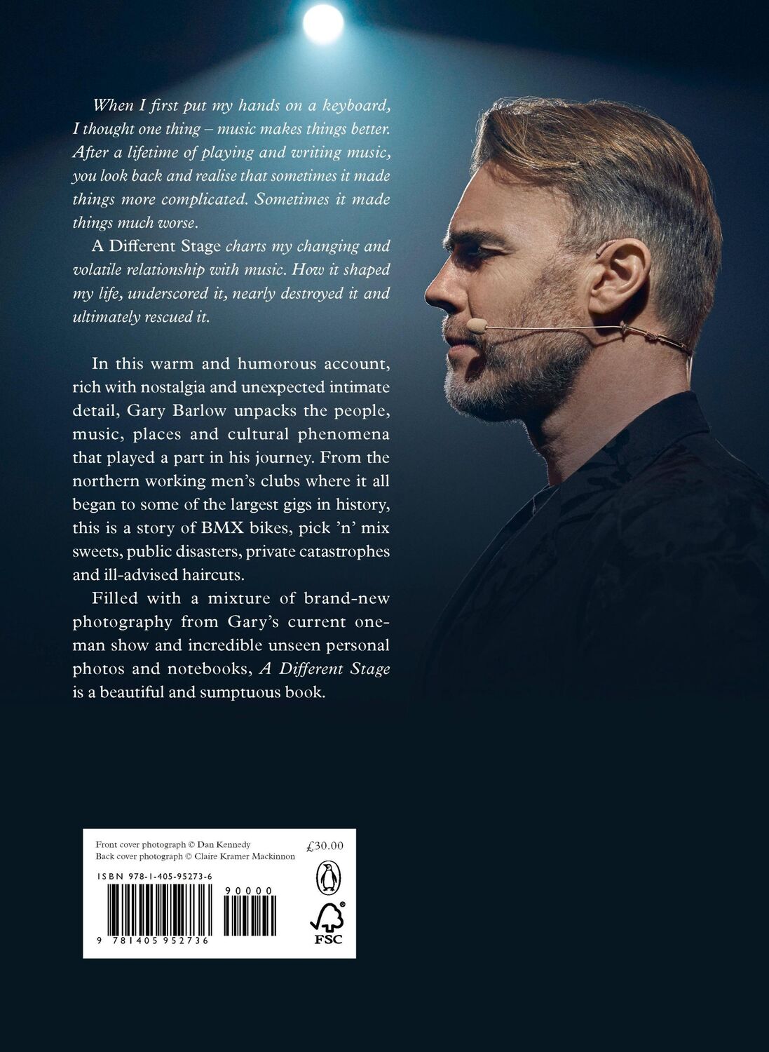 Rückseite: 9781405952736 | A Different Stage | Gary Barlow | Buch | 304 S. | Englisch | 2022