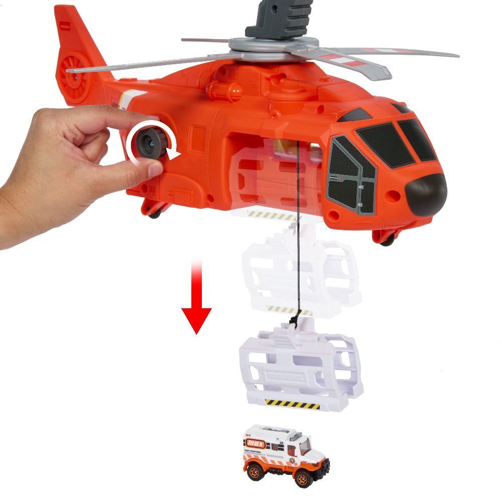 Bild: 194735234325 | Matchbox Rettungshubschrauber | Stück | Offene Verpackung | HXM74