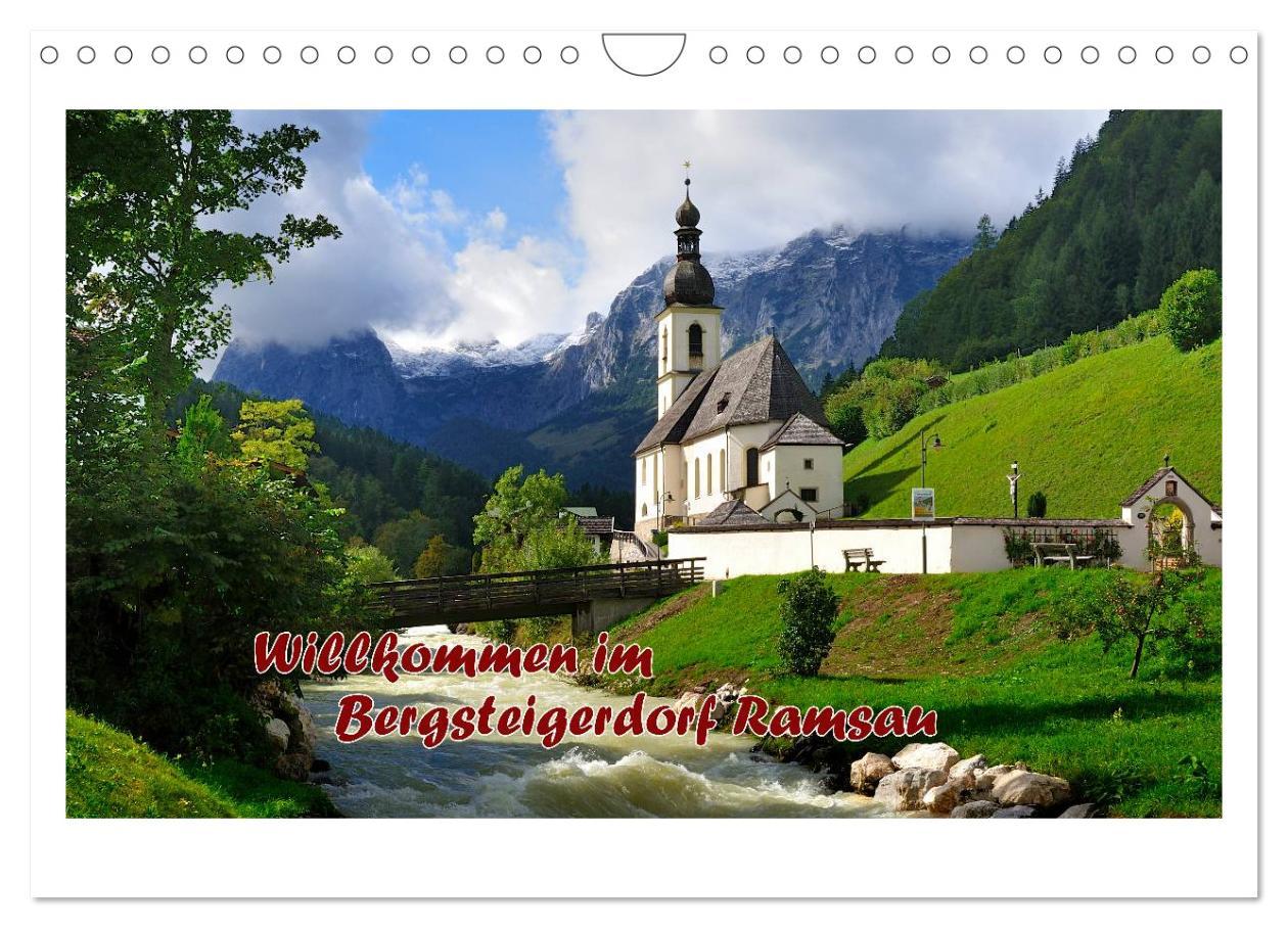 Cover: 9783435493364 | Willkommen im Bergsteigerdorf Ramsau (Wandkalender 2025 DIN A4...