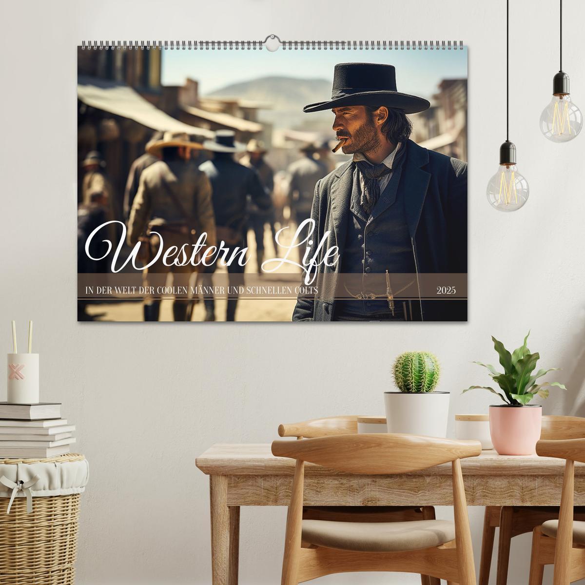 Bild: 9783383879494 | Western Life (Wandkalender 2025 DIN A2 quer), CALVENDO Monatskalender