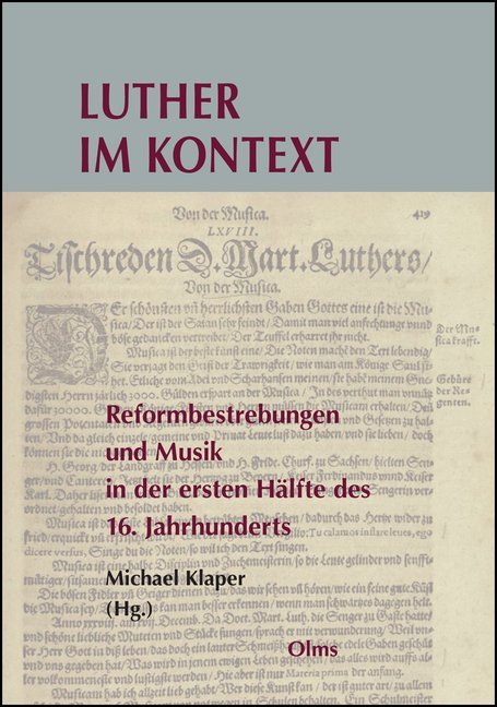 Cover: 9783487311807 | Luther im Kontext | Michael Klaper | Taschenbuch | 215 S. | Deutsch