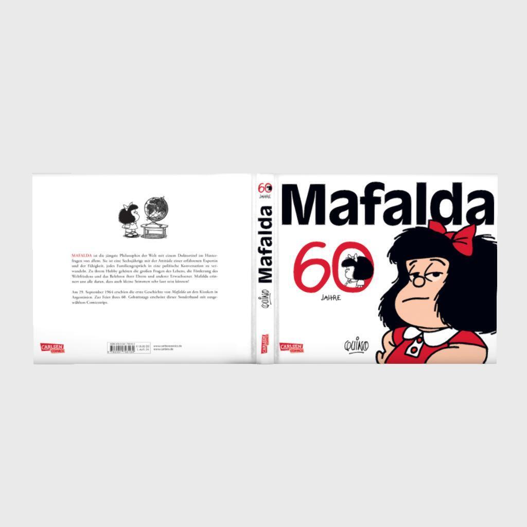 Bild: 9783551793164 | 60 Jahre Mafalda | Eine Auswahl der besten Comicstrips | Quino | Buch