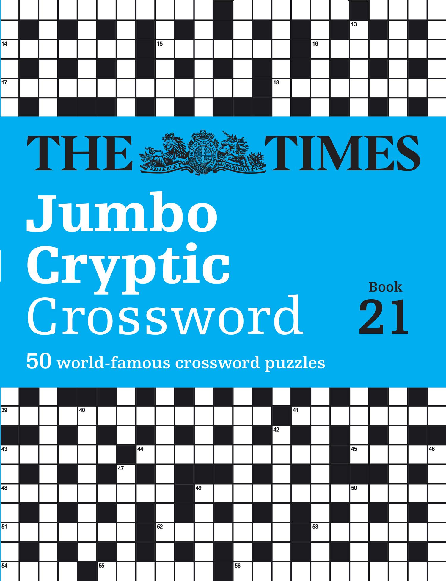 Cover: 9780008537937 | The Times Jumbo Cryptic Crossword Book 21 | The Times Mind Games