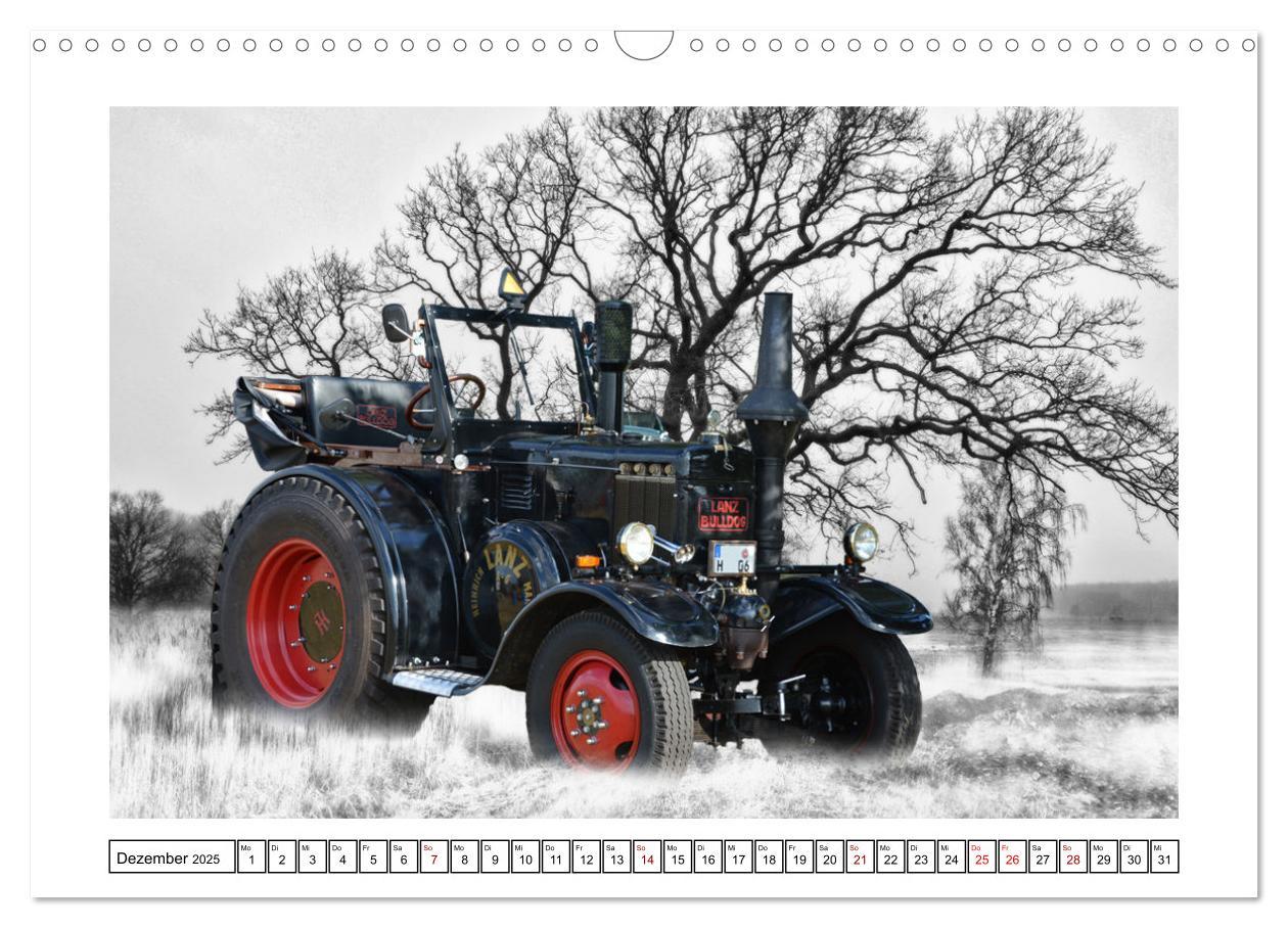 Bild: 9783383942808 | HANOMAG und LANZ Oldtimer Modelle (Wandkalender 2025 DIN A3 quer),...