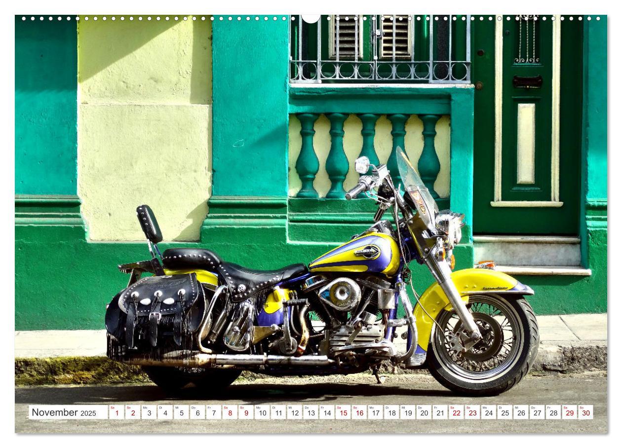 Bild: 9783383931307 | Harley-Davidson - Eine Kultmarke in Kuba (Wandkalender 2025 DIN A2...