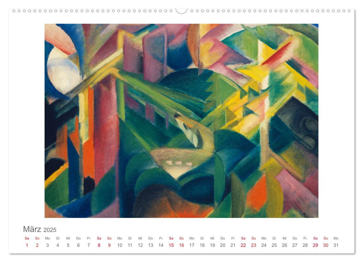 Bild: 9783435324033 | Franz Marc 2025 (Wandkalender 2025 DIN A2 quer), CALVENDO...