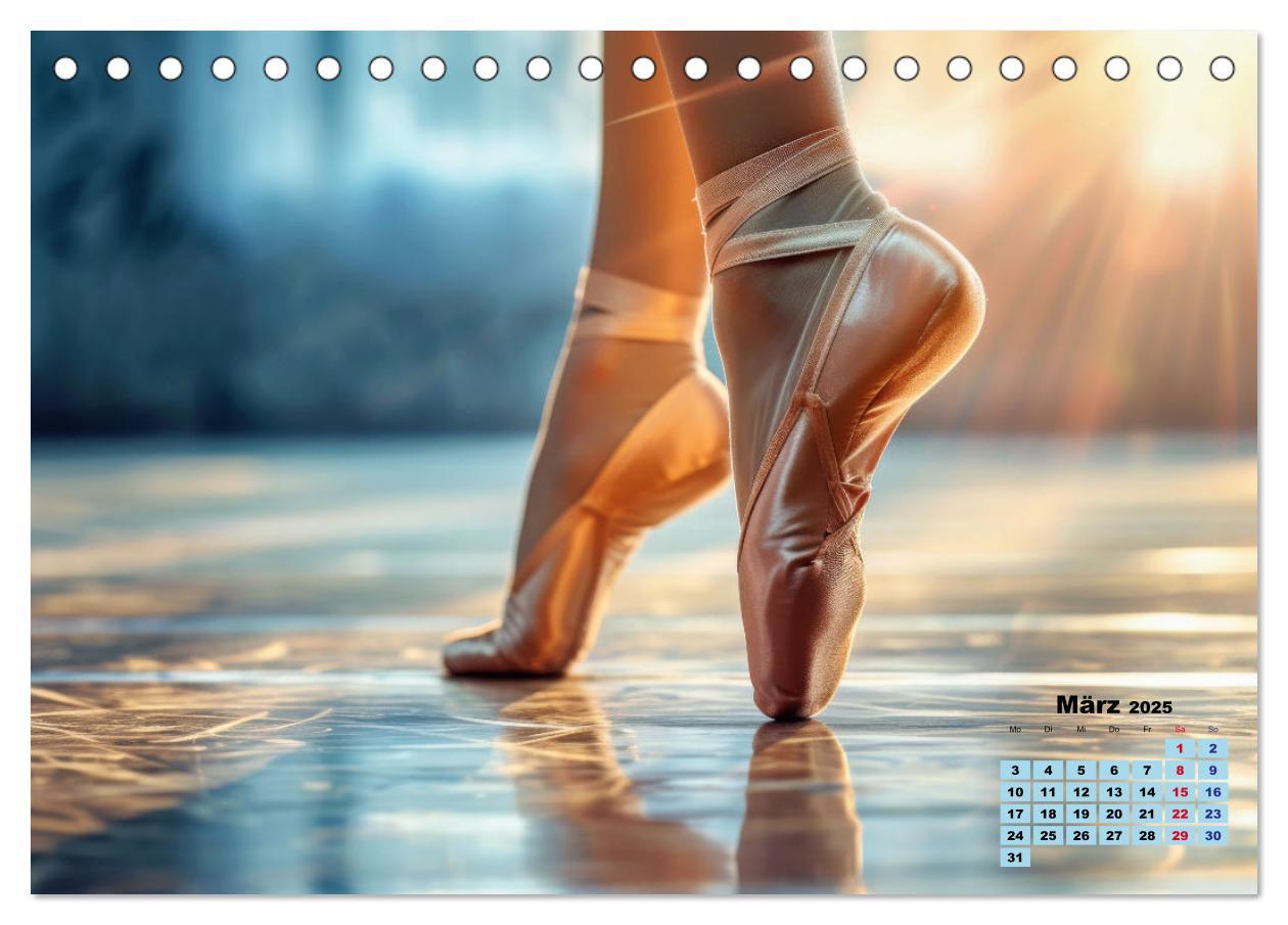 Bild: 9783457184141 | BALLETT - ein Hauch Magie (Tischkalender 2025 DIN A5 quer),...