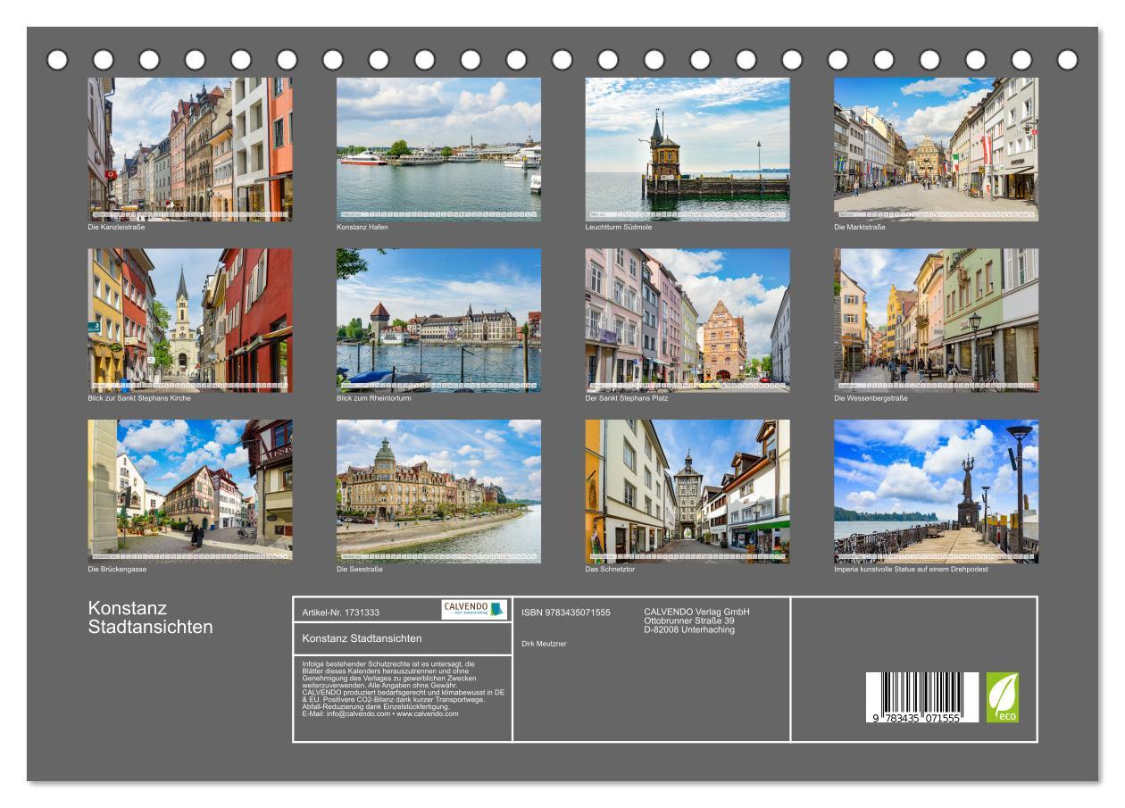 Bild: 9783435071555 | Konstanz Stadtansichten (Tischkalender 2025 DIN A5 quer), CALVENDO...