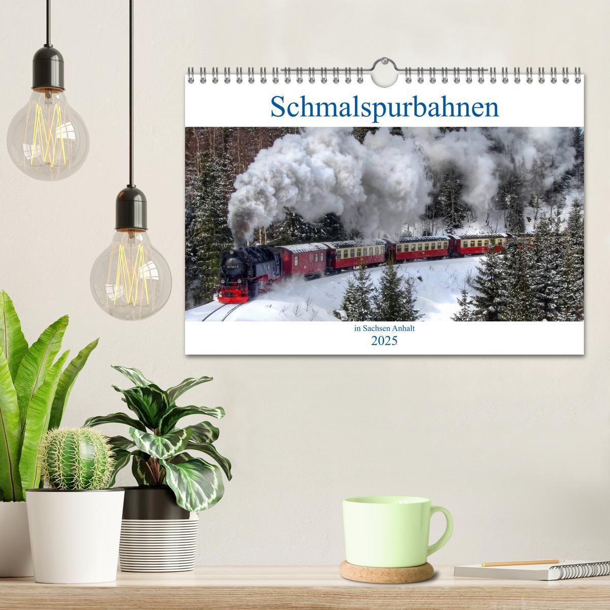 Bild: 9783435687527 | Schmalspurbahnen in Sachsen Anhalt (Wandkalender 2025 DIN A4 quer),...