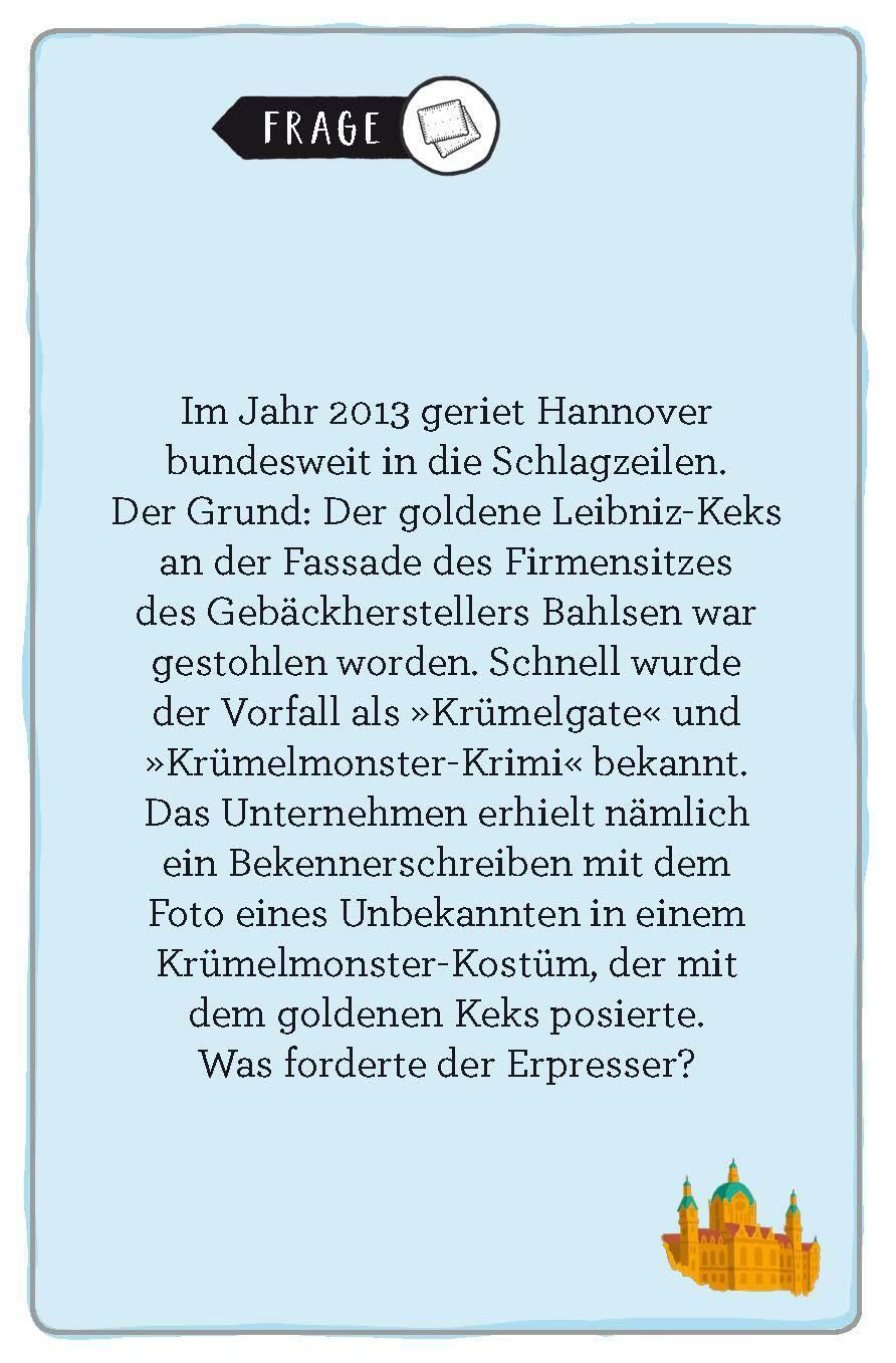 Bild: 9783899784107 | Hannover | Das Heimat-Quiz | Natascha Manski | Taschenbuch | 104 S.