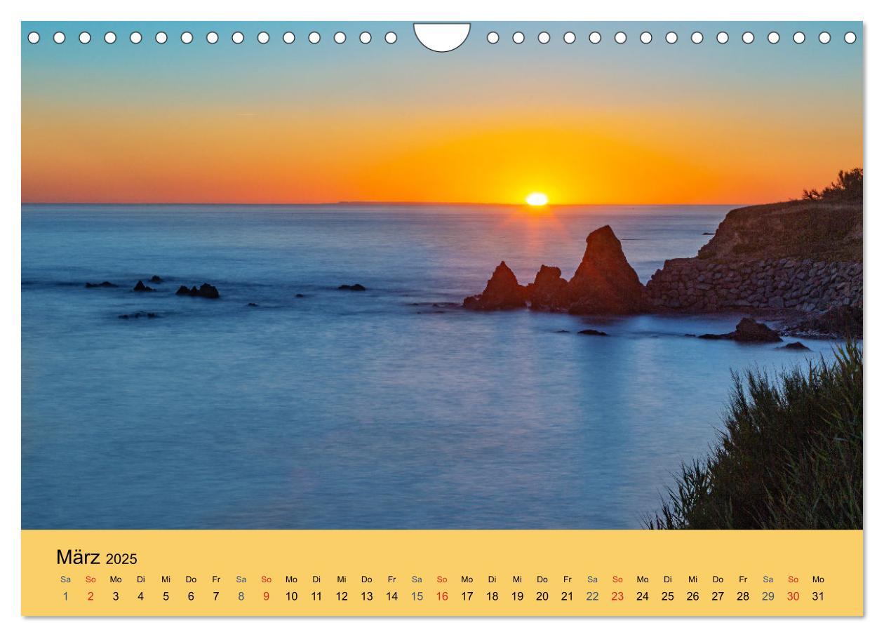 Bild: 9783435748679 | Sonnenuntergänge an der Atlantikküste (Wandkalender 2025 DIN A4...