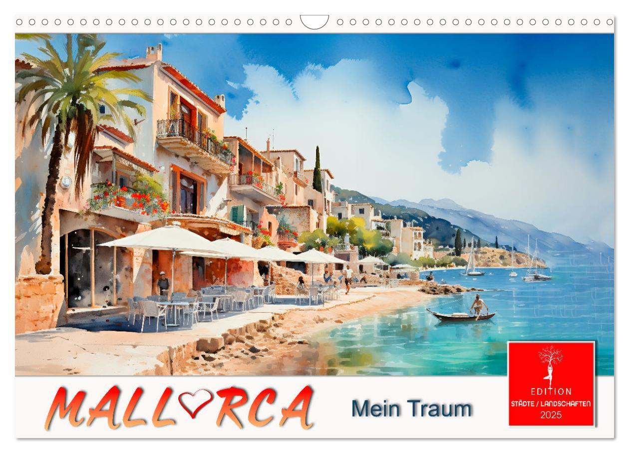 Cover: 9783457199152 | Mallorca mein Traum (Wandkalender 2025 DIN A3 quer), CALVENDO...