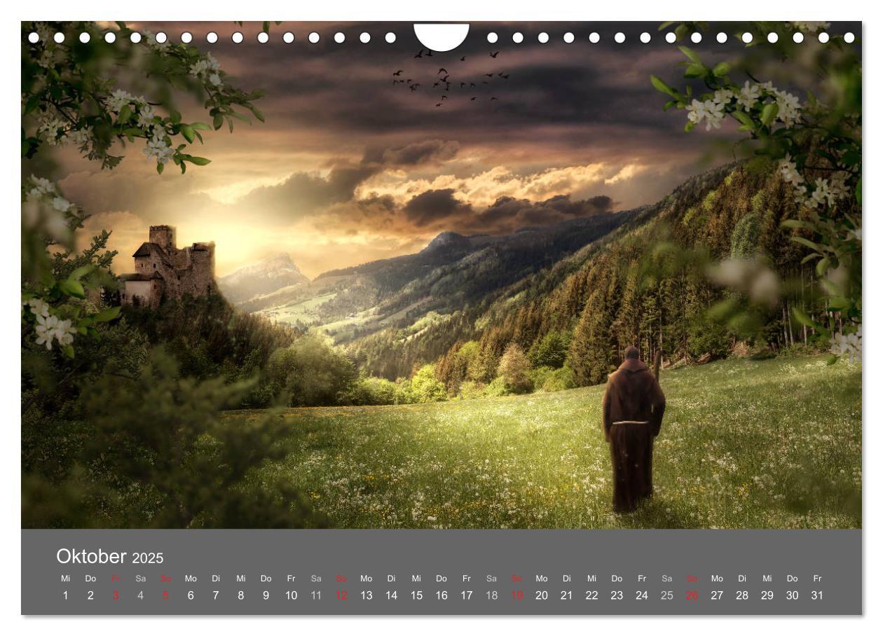 Bild: 9783435621156 | Zwielicht - Fantasylandschaften (Wandkalender 2025 DIN A4 quer),...