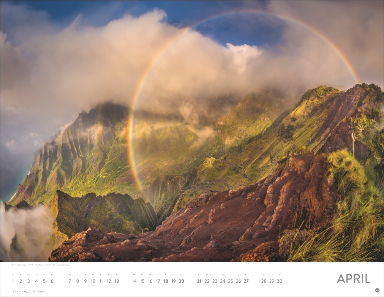 Bild: 9783756405138 | Regenbogen Posterkalender 2025 | Kalender | Spiralbindung | 14 S.