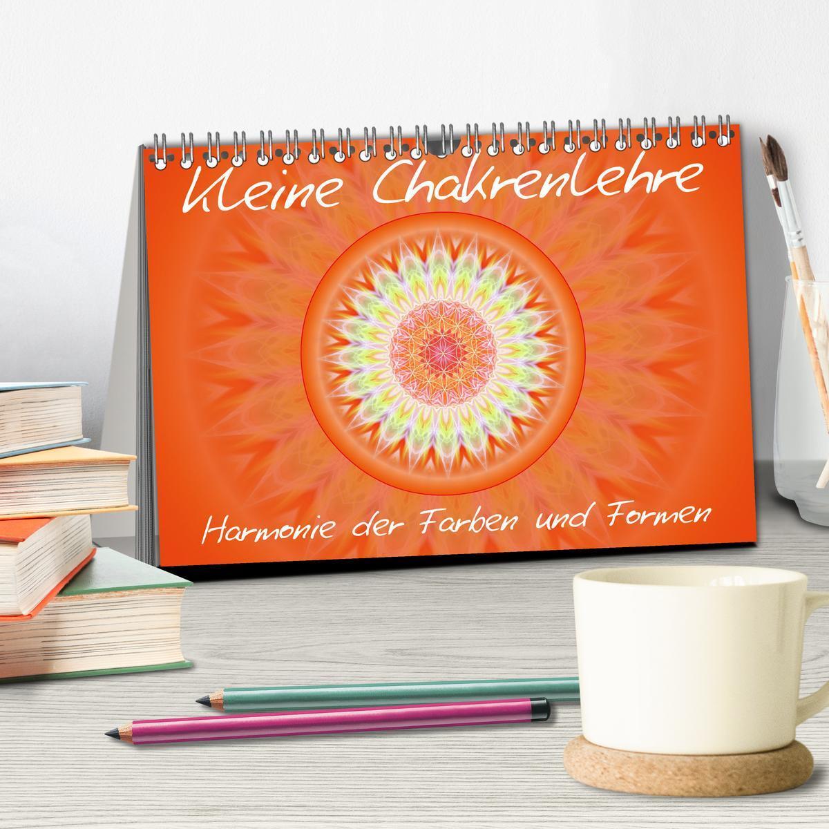 Bild: 9783435760480 | Kleine Chakrenlehre (Tischkalender 2025 DIN A5 quer), CALVENDO...