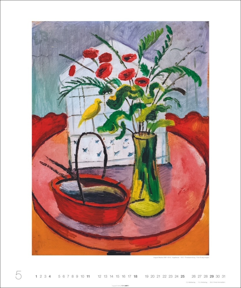 Bild: 9783839900796 | August Macke Edition Kalender 2025 | August Macke | Kalender | 14 S.