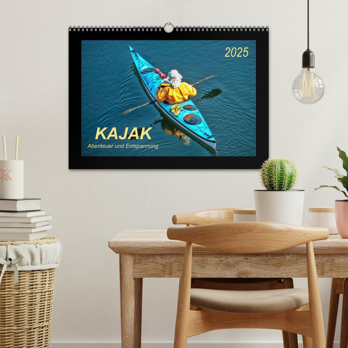 Bild: 9783435593361 | Kajak - Abenteuer und Entspannung (Wandkalender 2025 DIN A3 quer),...