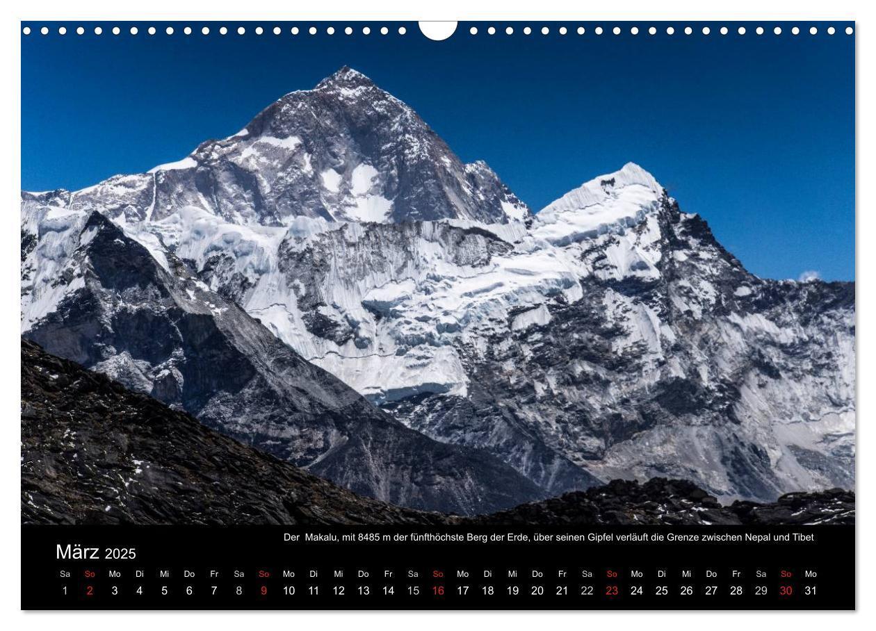 Bild: 9783435647873 | Himalaya - Dach der Welt (Wandkalender 2025 DIN A3 quer), CALVENDO...