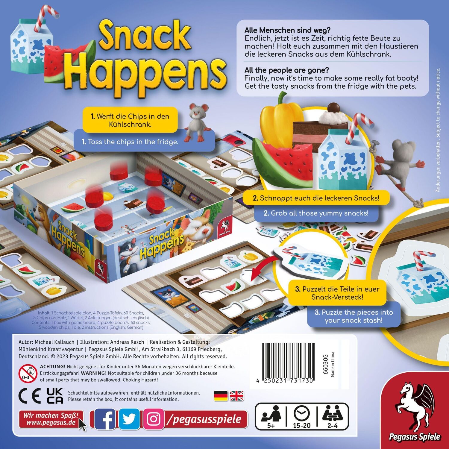 Bild: 4250231731730 | Snack Happens | Spiel | 66030G | Deutsch | 2023 | Pegasus