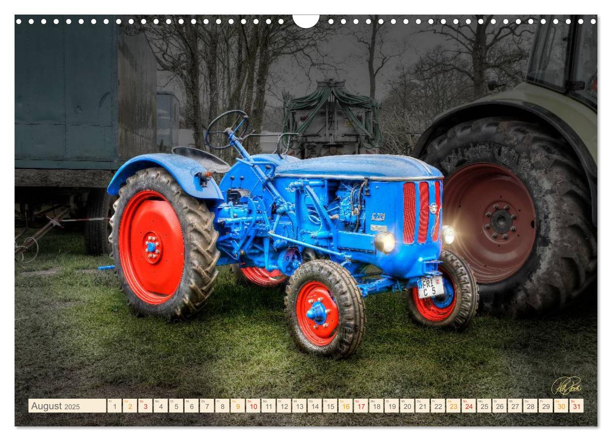 Bild: 9783435609437 | Oldtimer - Traktoren für Liebhaber (Wandkalender 2025 DIN A3 quer),...