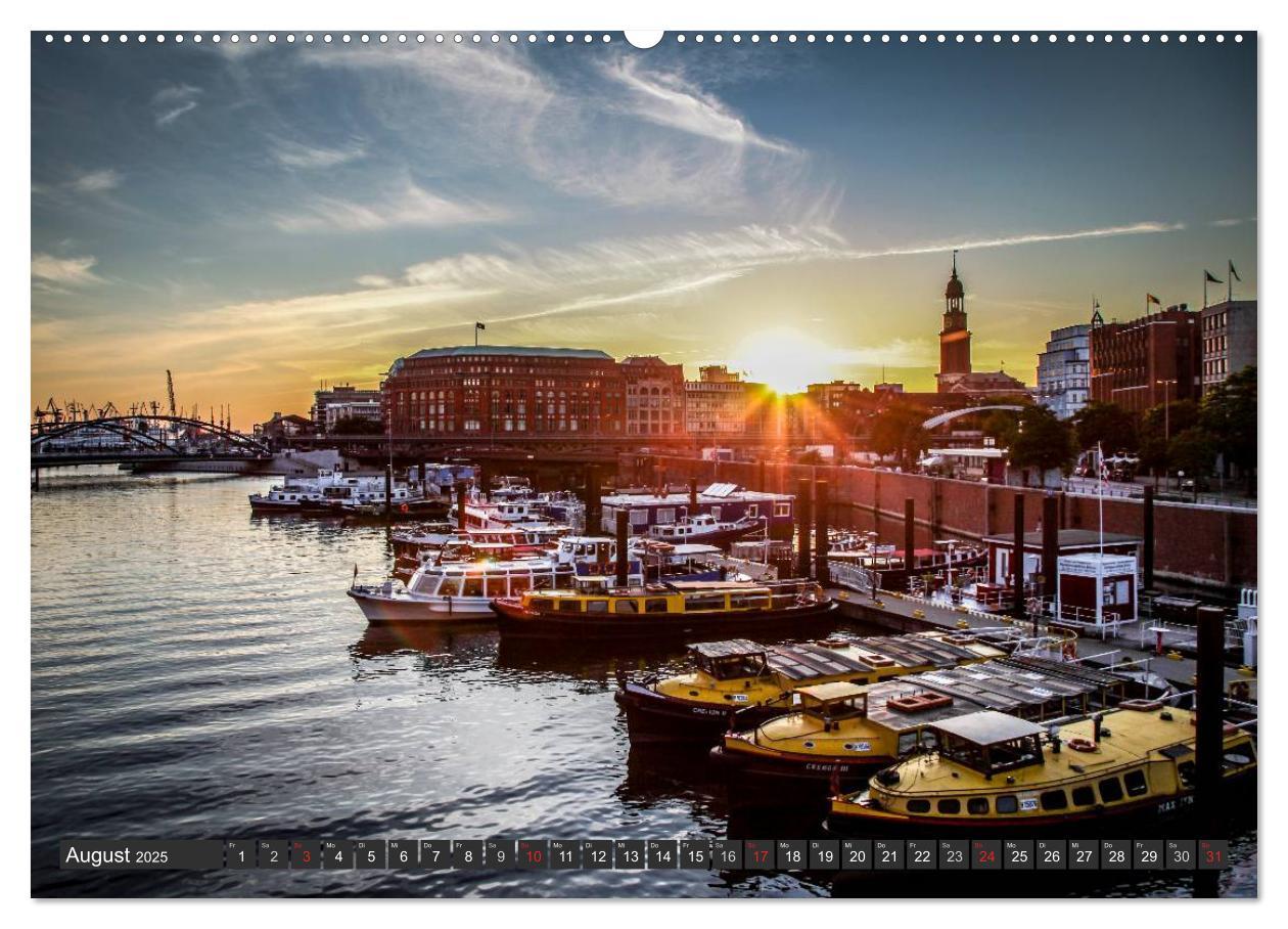 Bild: 9783435821297 | Stadt Hamburg (hochwertiger Premium Wandkalender 2025 DIN A2 quer),...