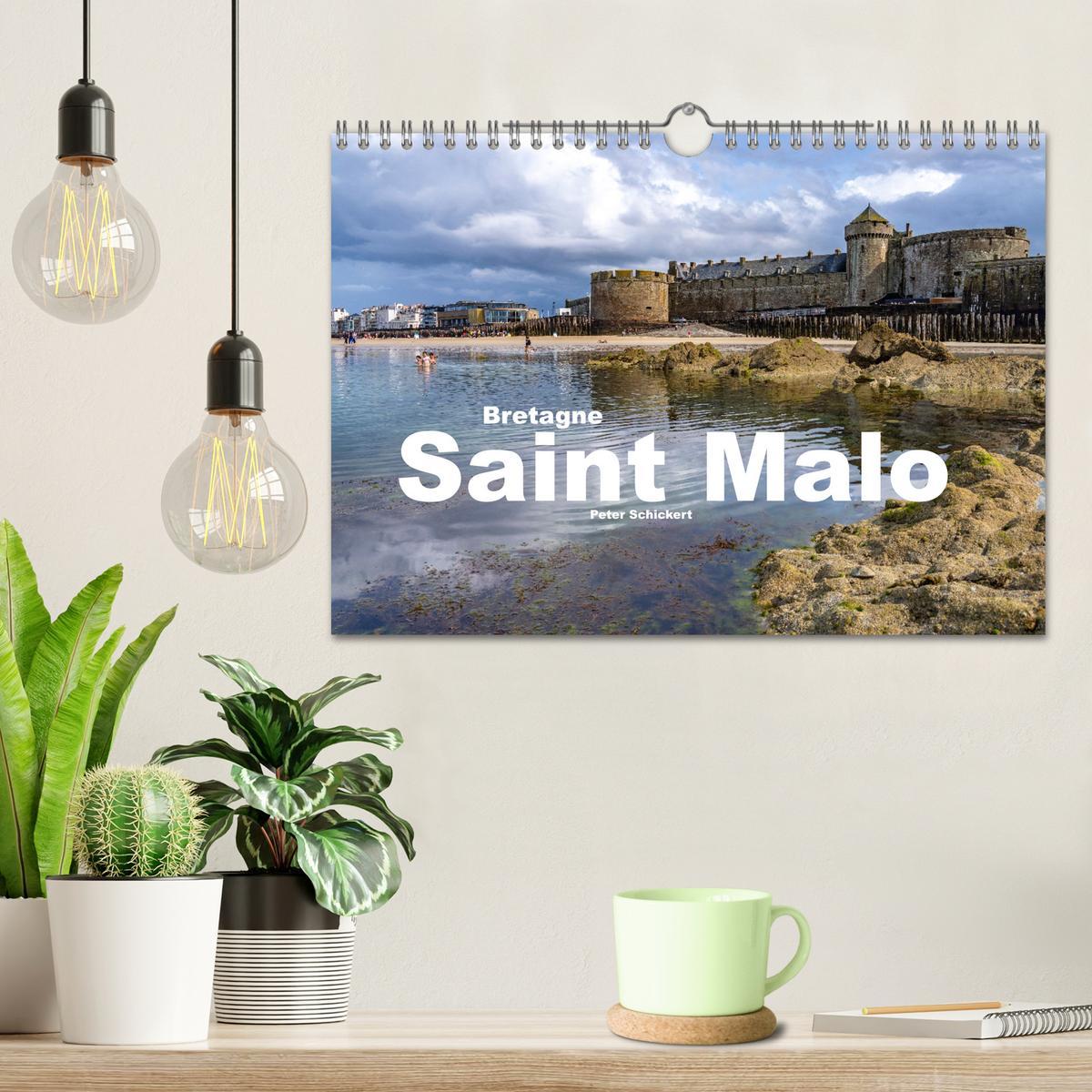 Bild: 9783435025466 | Bretagne - Saint Malo (Wandkalender 2025 DIN A4 quer), CALVENDO...