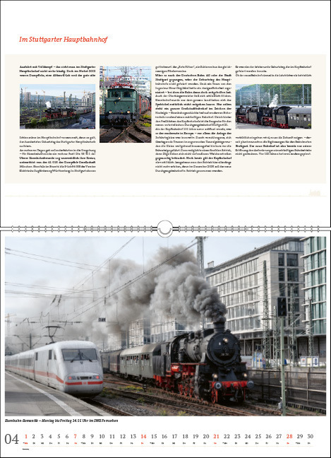 Bild: 9783861923213 | Eisenbahn-Romantik 2024 | Der Kalender zur SWR Serie | Ortloff | 2024