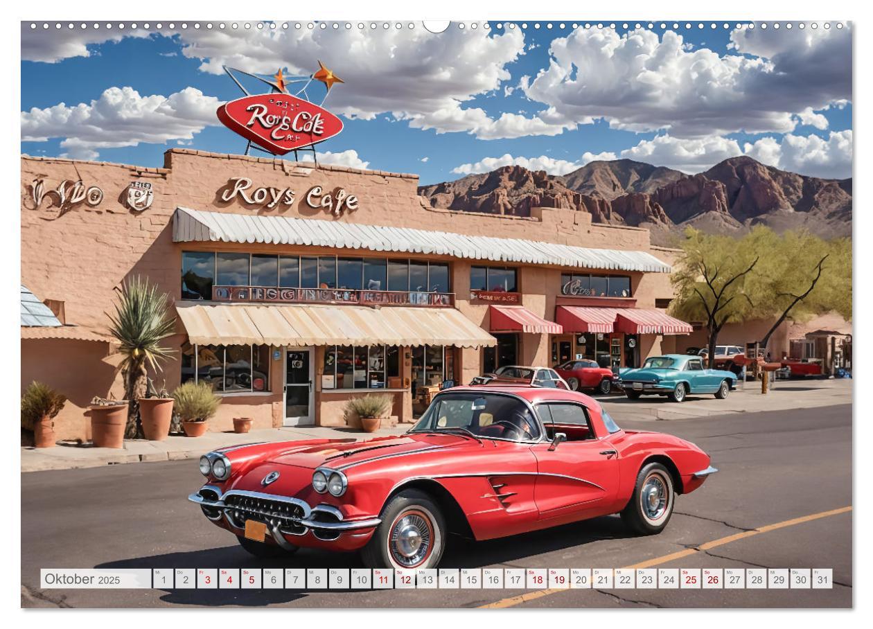 Bild: 9783457137628 | Virtual Classic Cars (Wandkalender 2025 DIN A2 quer), CALVENDO...