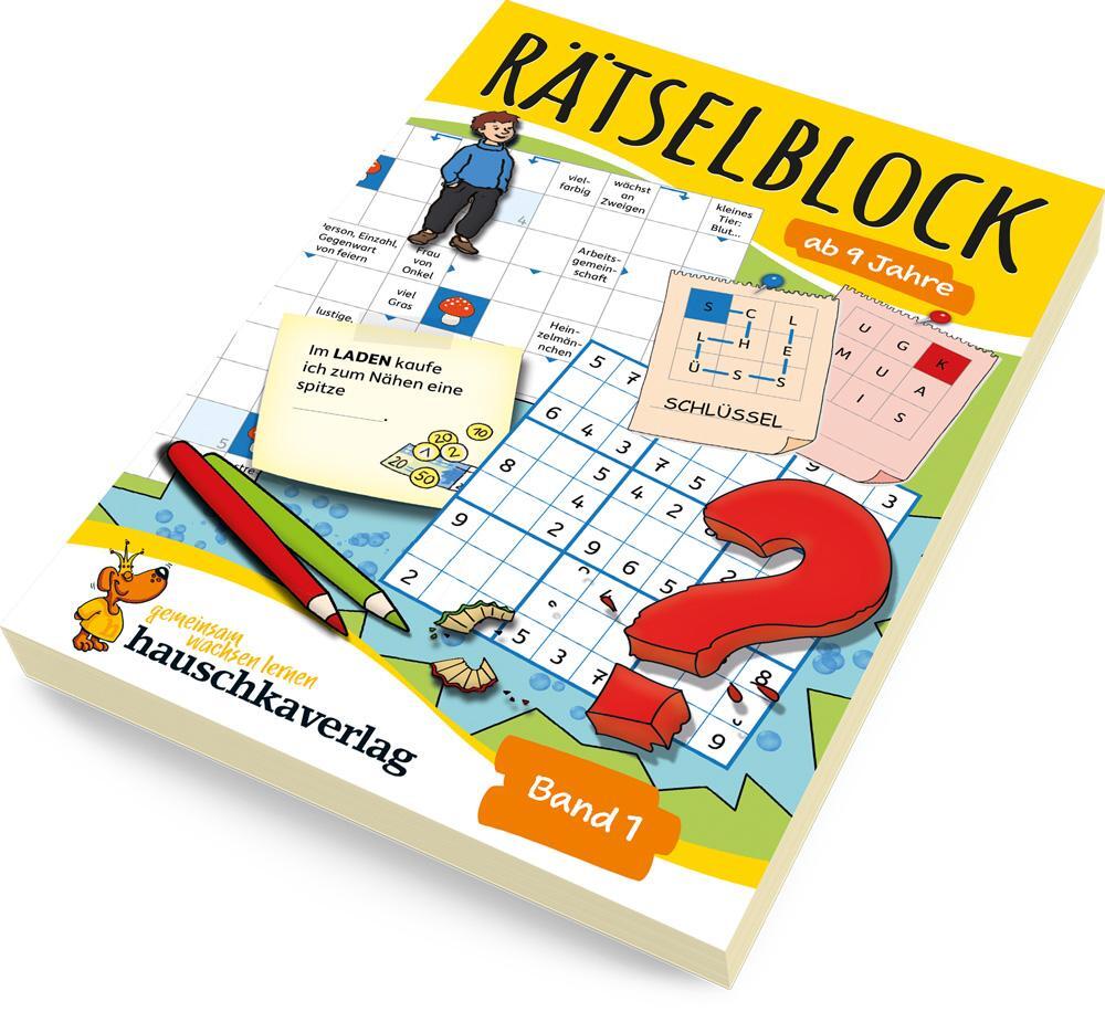 Bild: 9783881006347 | Rätselblock ab 9 Jahre, Band 1, A5-Block | Agnes Spiecker | Buch