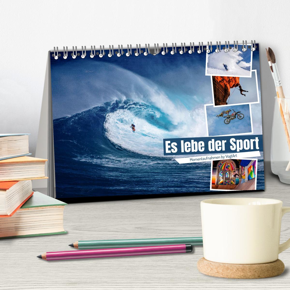 Bild: 9783383959073 | Es lebe der Sport - Momentaufnahmen by VogtArt (Tischkalender 2025...