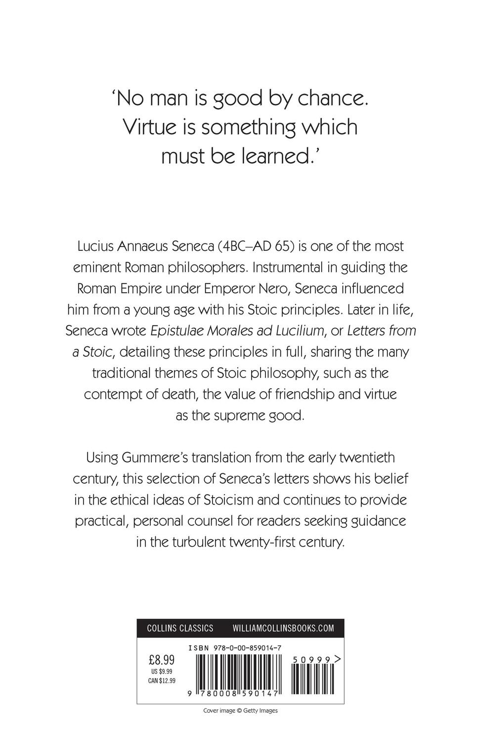 Rückseite: 9780008590147 | Letters from a Stoic | Lucius Annaeus Seneca | Taschenbuch | Englisch