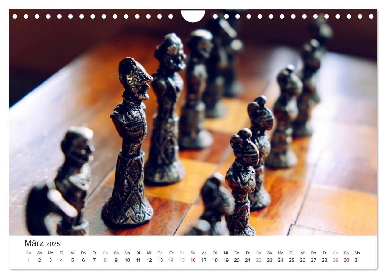 Bild: 9783435489879 | Schach 2025. Impressionen von Figuren und Spielen (Wandkalender...