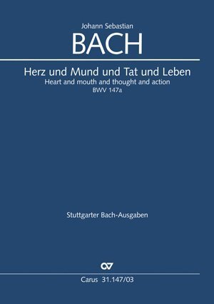 Cover: 9790007094263 | Herz und Mund und Tat und Leben (Klavierauszug) | Bach | Buch | 24 S.