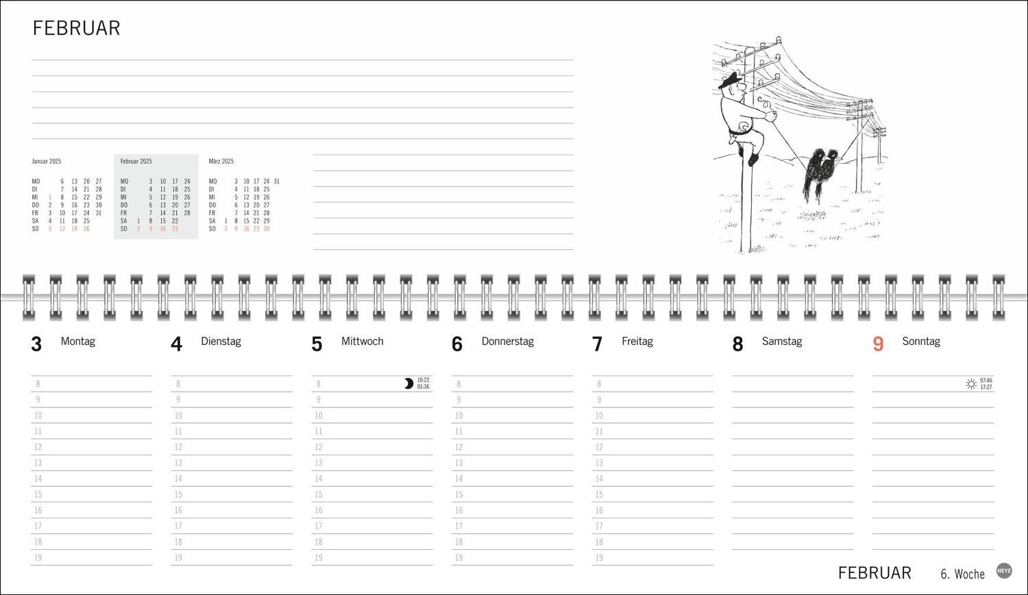 Bild: 9783756406517 | Loriot Büroplaner 2025 | Loriot | Kalender | Loriot Kalender Heye