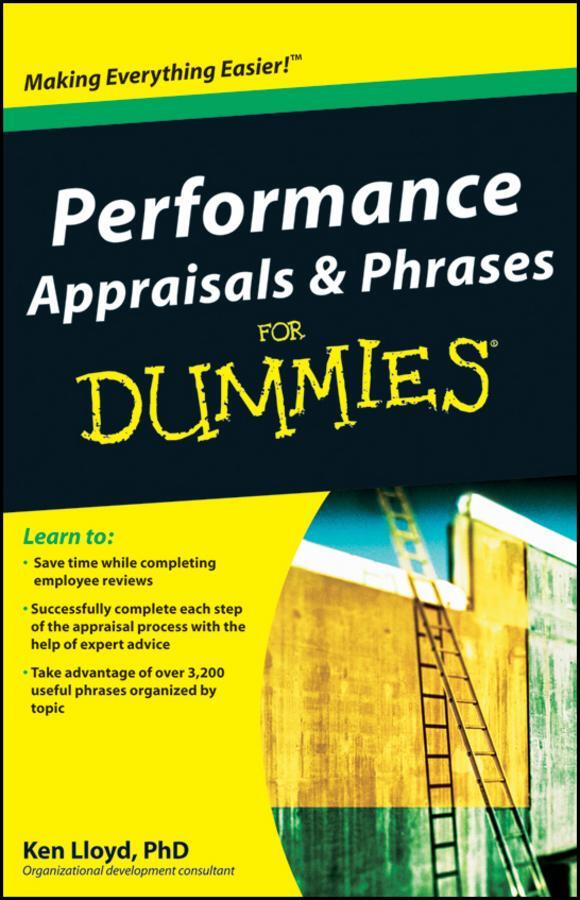 Cover: 9780470498729 | Performance Appraisals &amp; Phrases for Dummies | Ken Lloyd | Taschenbuch