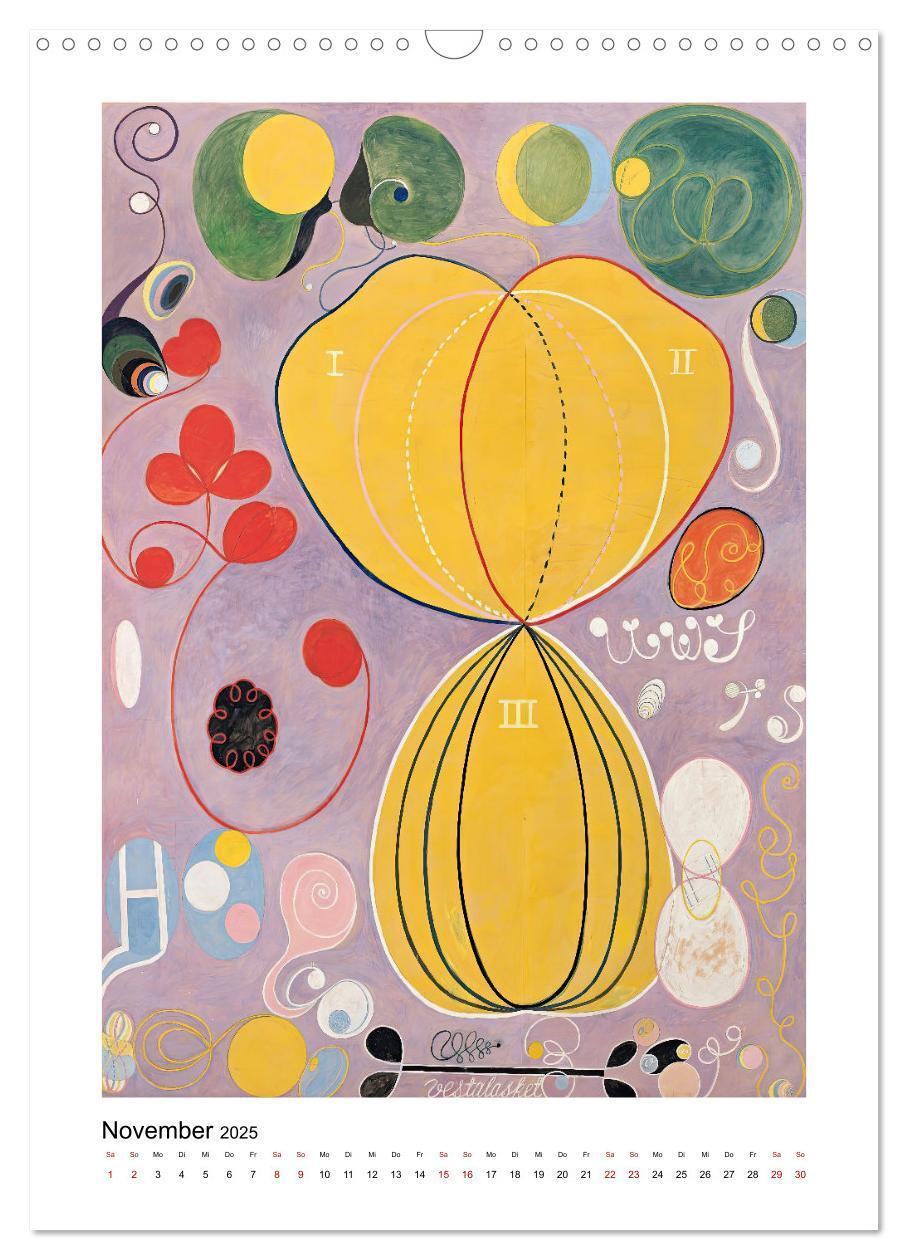 Bild: 9783383967597 | Hilma af Klint - Ein Jahr voller mystischer Kunst (Wandkalender...