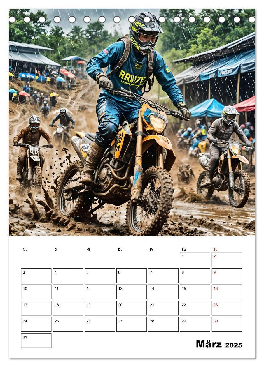 Bild: 9783457196762 | Vollgas und Adrenalin - Motocross-Action pur! (Tischkalender 2025...