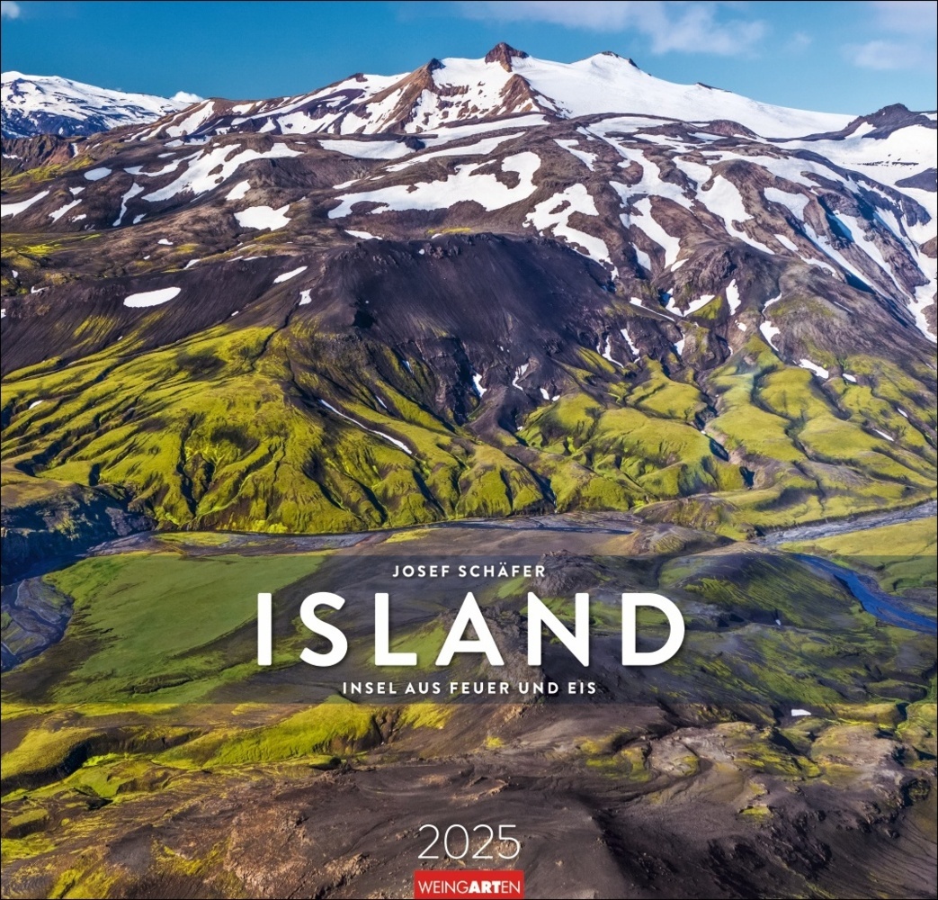 Cover: 9783839900994 | Island Kalender 2025 - Insel aus Feuer und Eis | Schäfer Josef | 14 S.