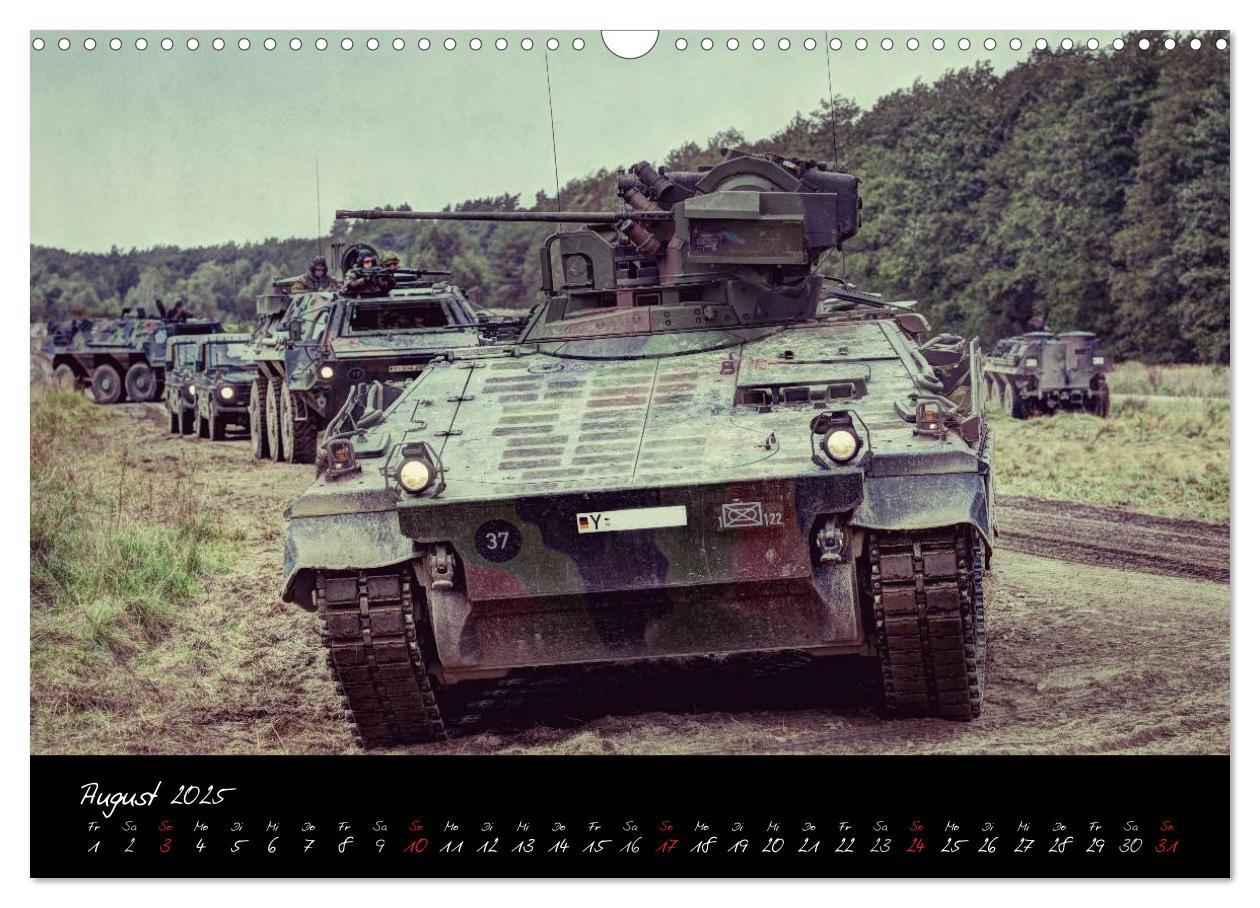 Bild: 9783435823444 | Schützenpanzer Marder (Wandkalender 2025 DIN A3 quer), CALVENDO...