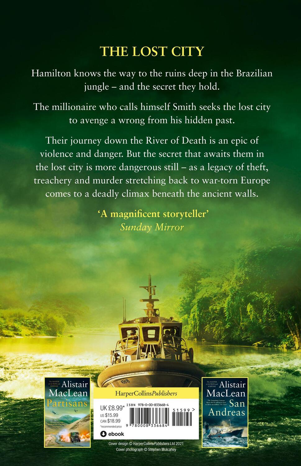 Rückseite: 9780008336684 | River of Death | Alistair Maclean | Taschenbuch | Englisch | 2021