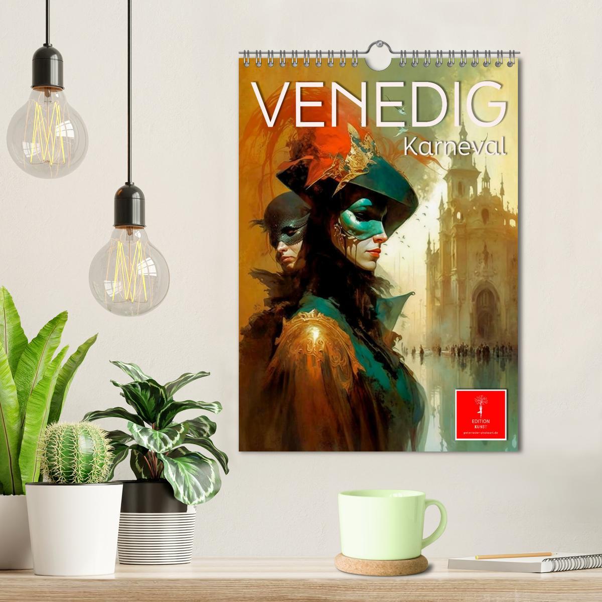 Bild: 9783435883790 | Venedig Karneval (Wandkalender 2025 DIN A4 hoch), CALVENDO...