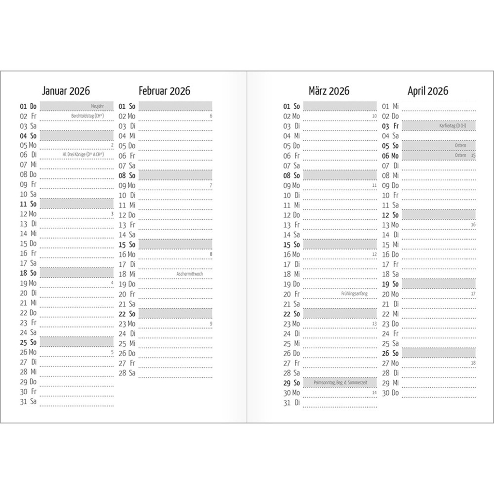 Bild: 9783754869352 | Tage voller Licht 2025 | Termin-Kalender für unterwegs | Kalender