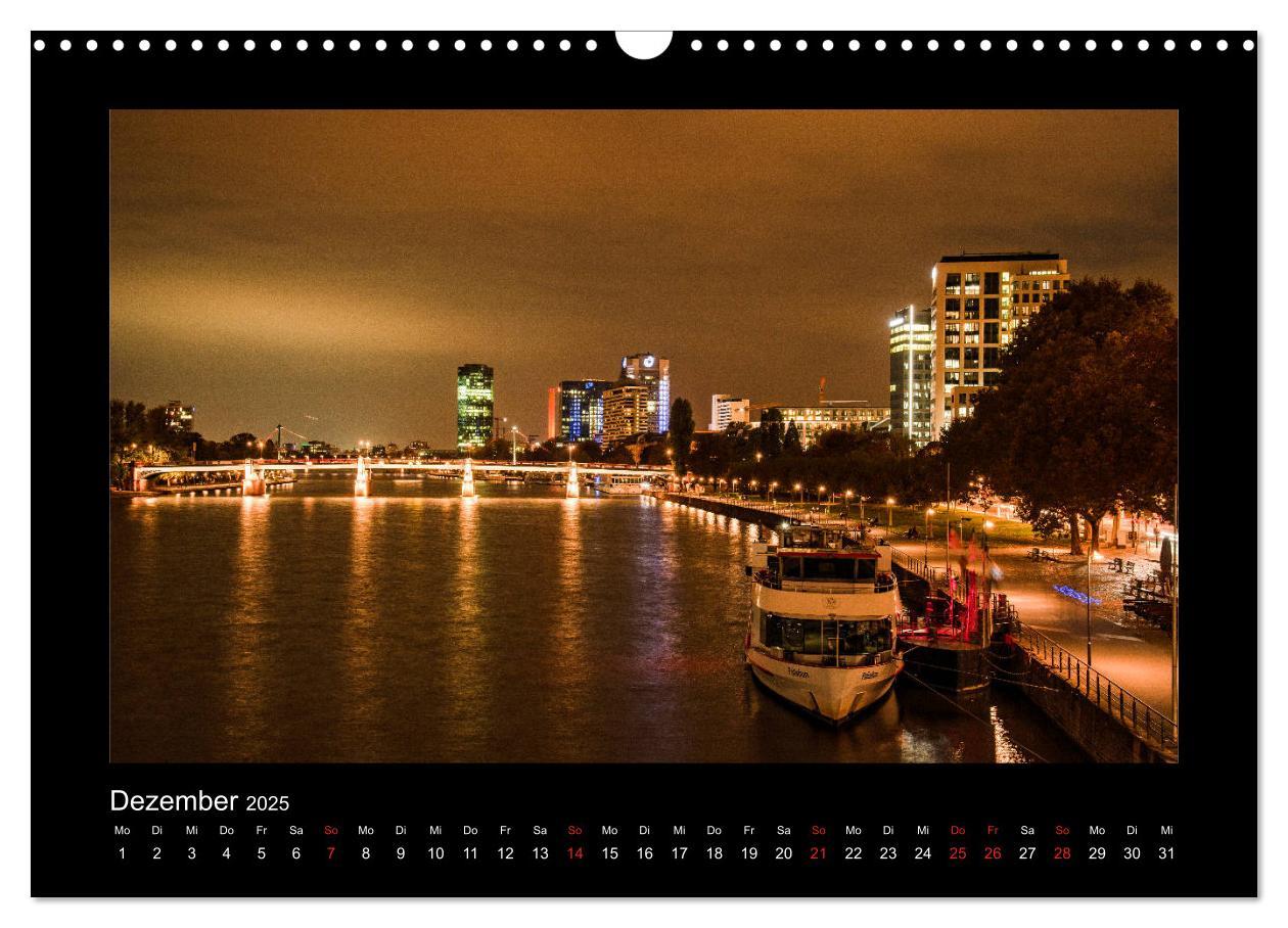 Bild: 9783435273362 | Frankfurt bei Nacht 2025 (Wandkalender 2025 DIN A3 quer), CALVENDO...