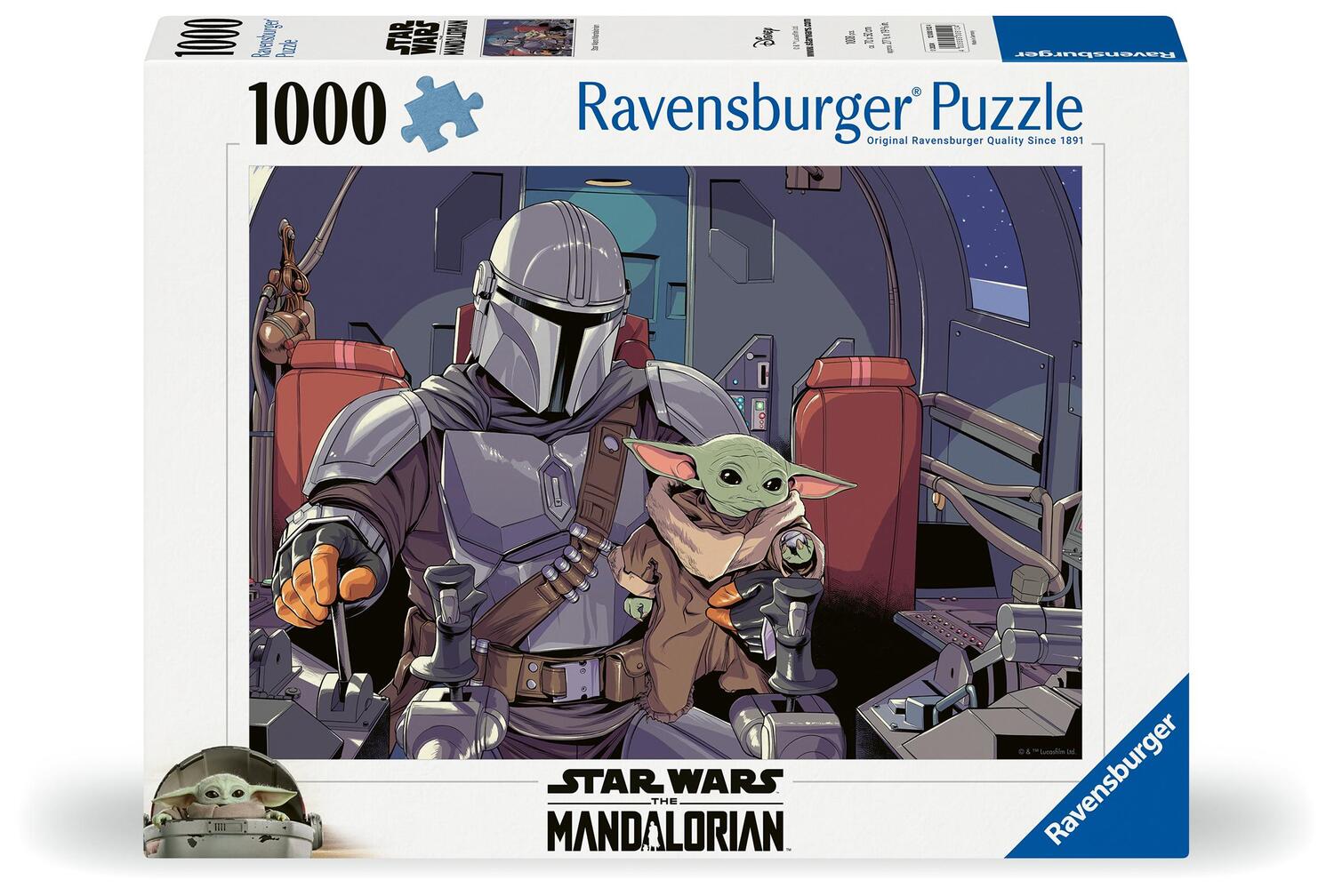 Cover: 4005555005124 | Ravensburger Puzzle 12000512 - The Mandalorian - 1000 Teile Star...