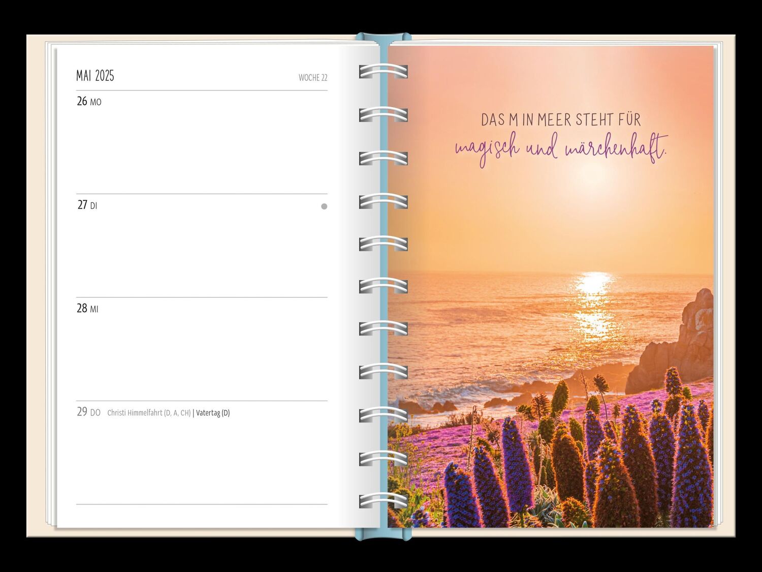 Bild: 9783986360825 | Terminplaner 2025 Eine Brise Meer | Terminplaner Hardcover | Original